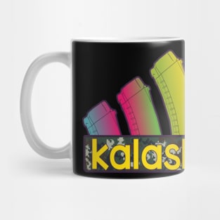 Colorful Kalash three AK assault rifle magazines Mug